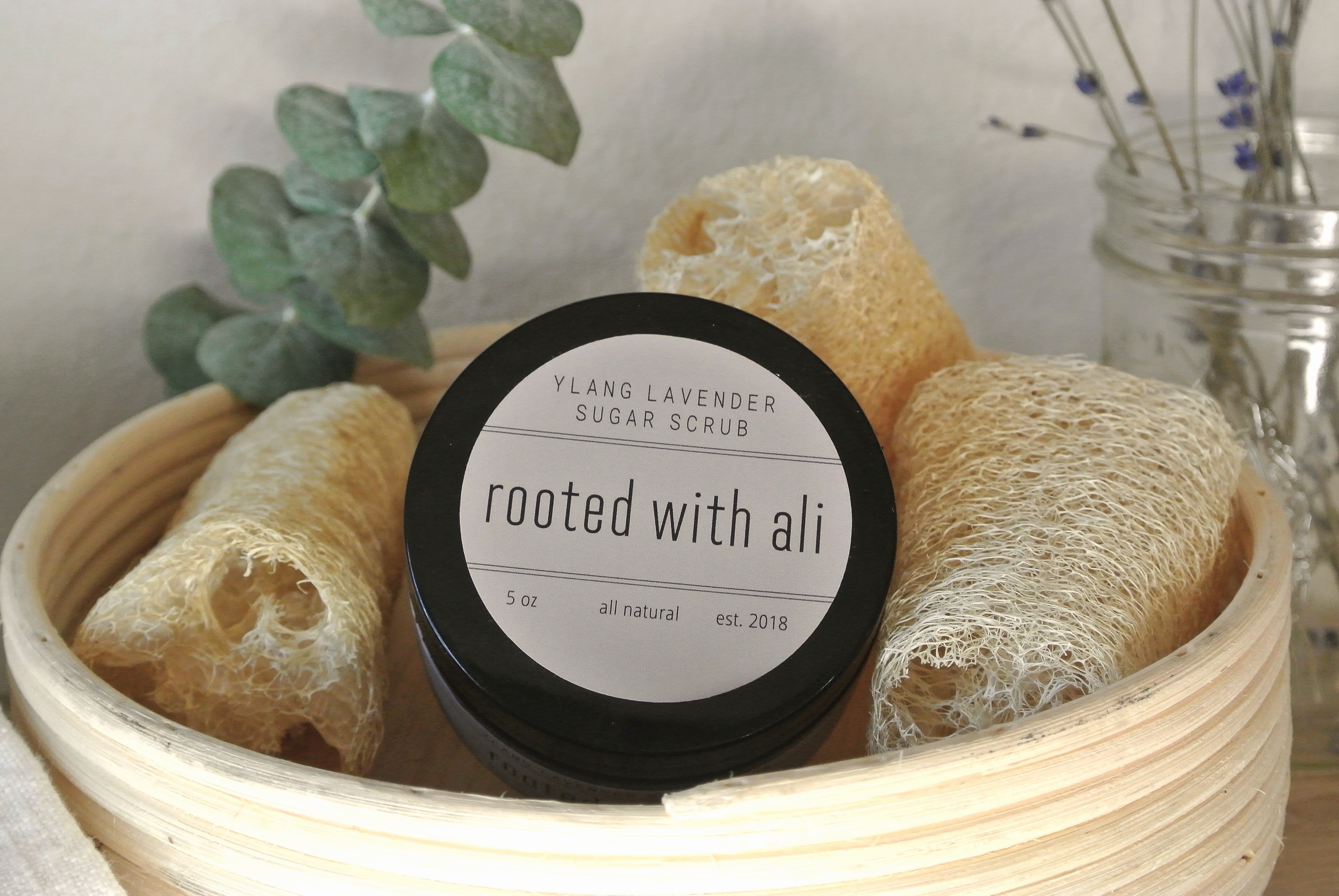 ylang lavender sugar scrub