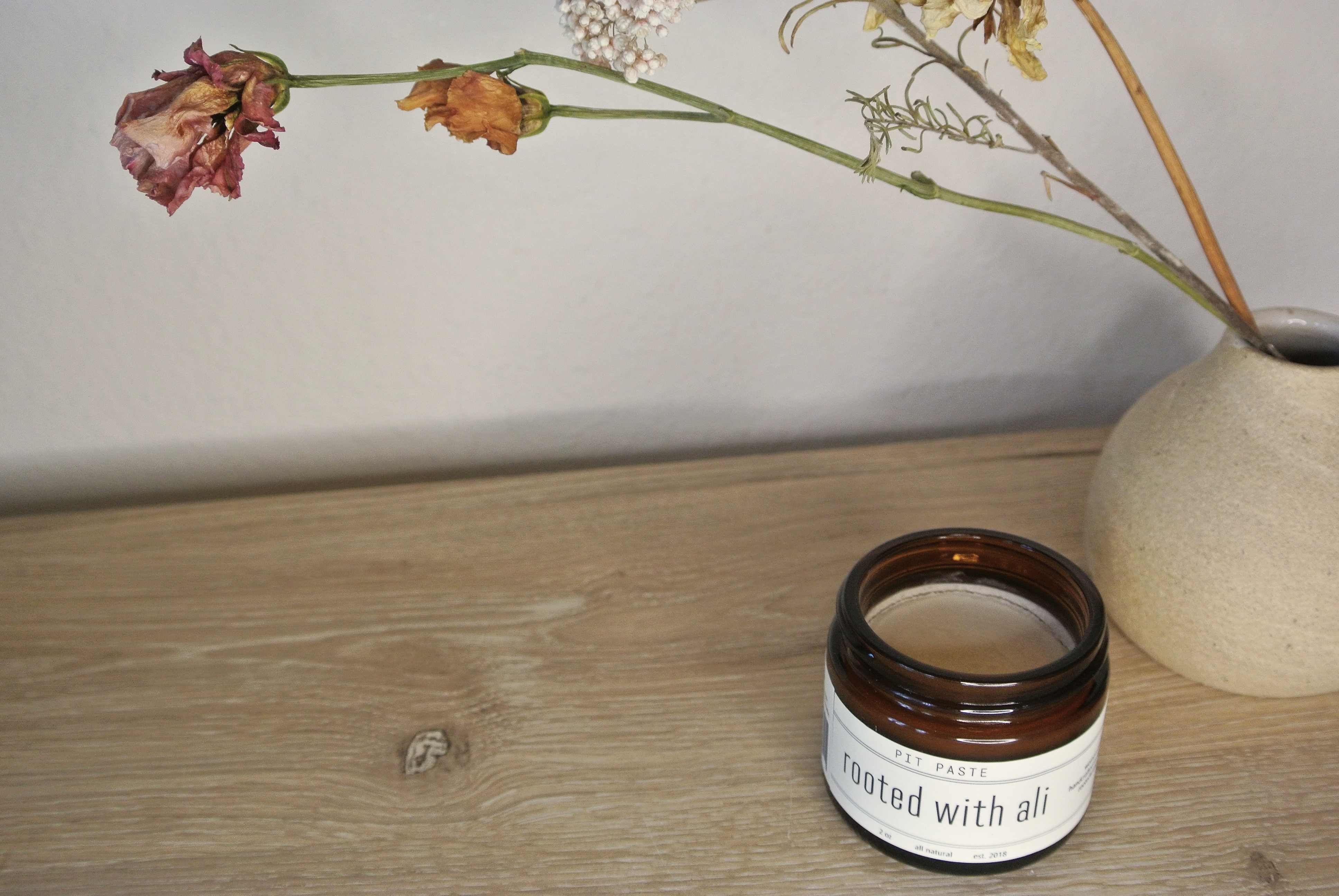 pit paste on table
