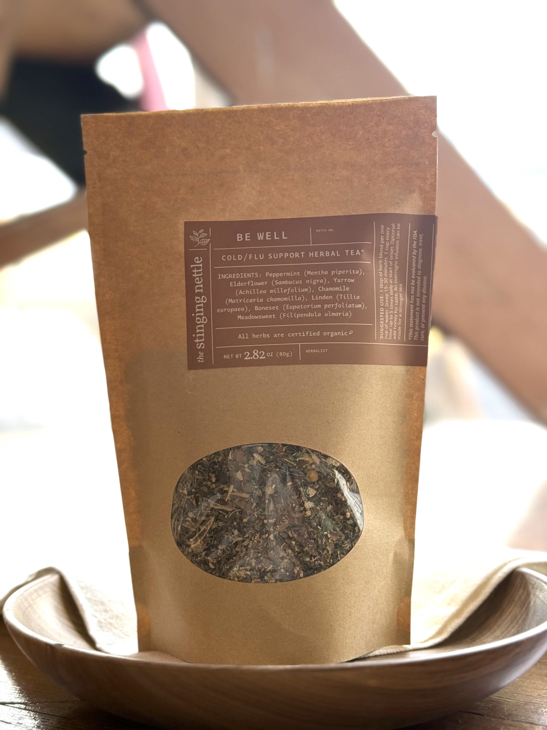 be well tea bag
