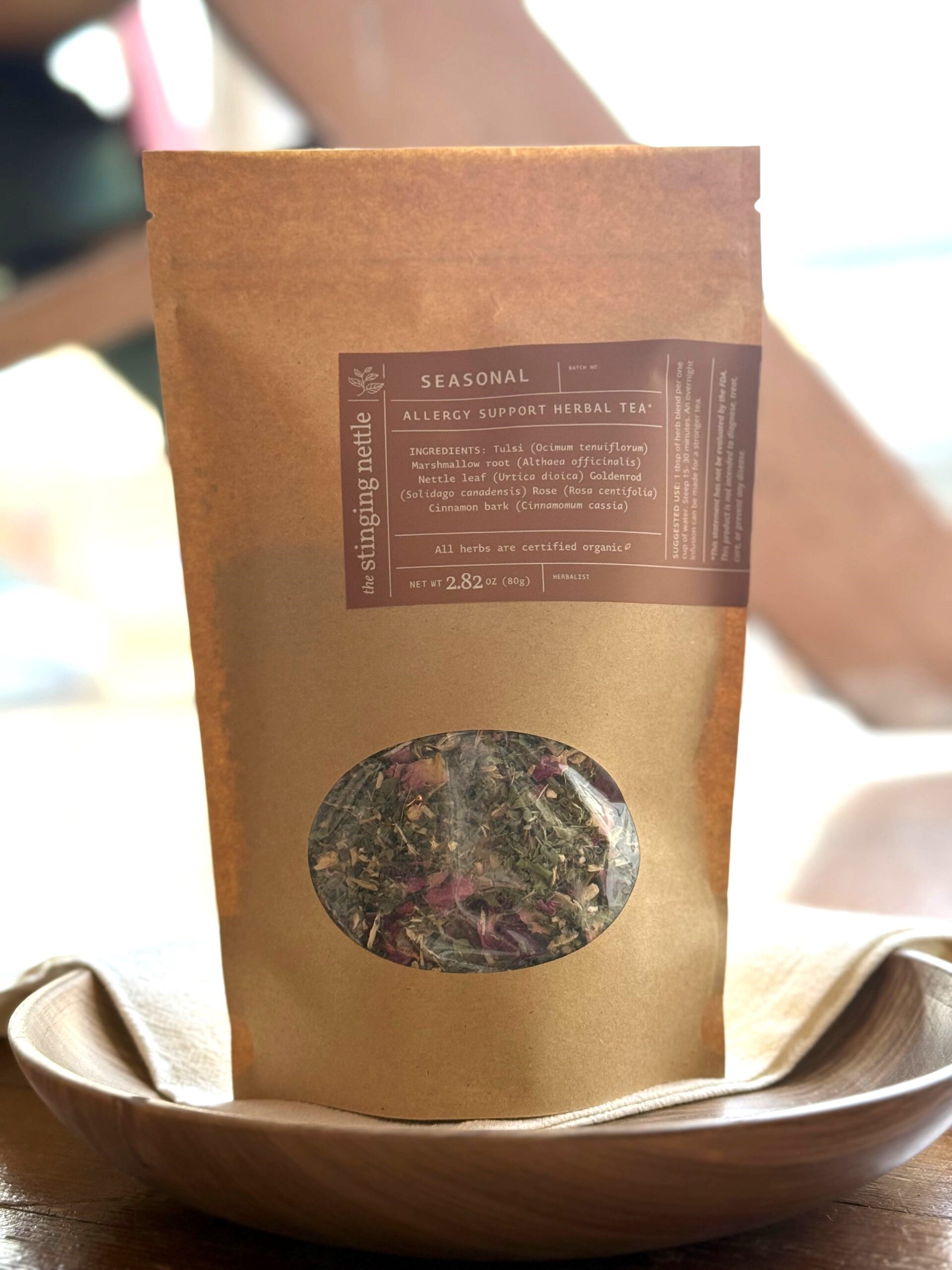 seasonal tea blend bag